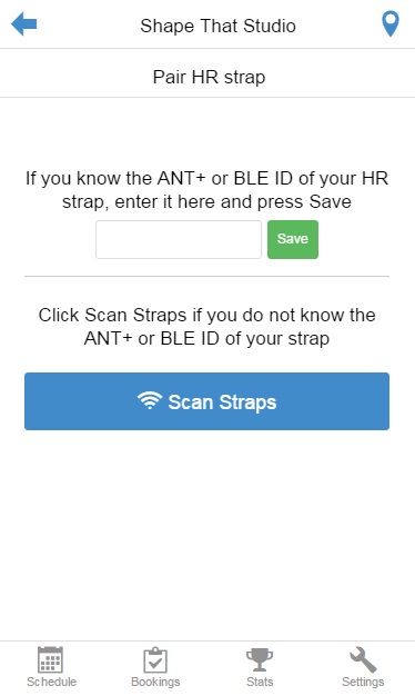 pair hr strap