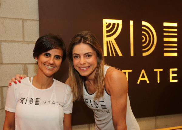 The partner of Ride State, Priscilla Lopes de Almeida, and Daniela Cicarelli
