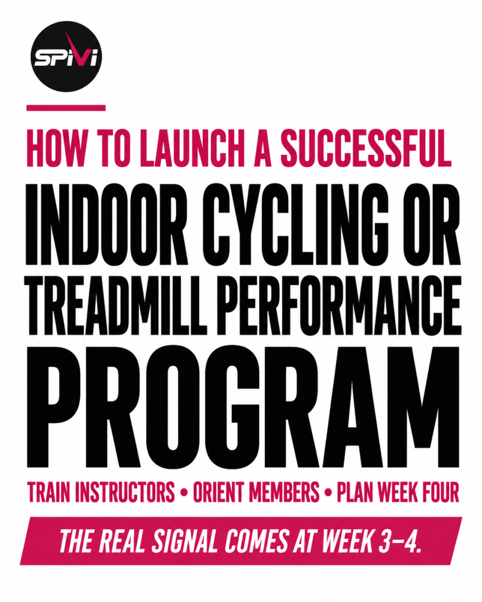 How to Launch a Successful Indoor Cycling or Treadmill Performance Program